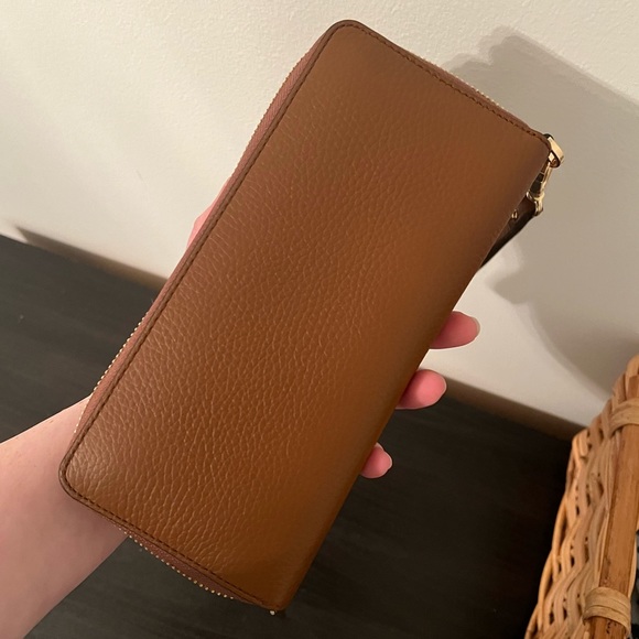 Michael Kors camel color wristlet - Picture 5 of 6